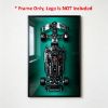 Picture of Wall Mount Display Frame for LEGO 42171 Technic Mercedes AMG F1 W14 E Performance